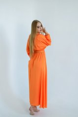 Šaty elegantní oranžový